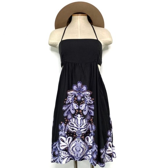 Free People Dresses & Skirts - FREE PEOPLE gray boho printed summer dress